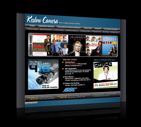 Keslow Camera Website